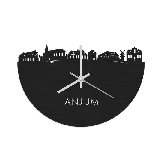 Houten skyline van Anjum