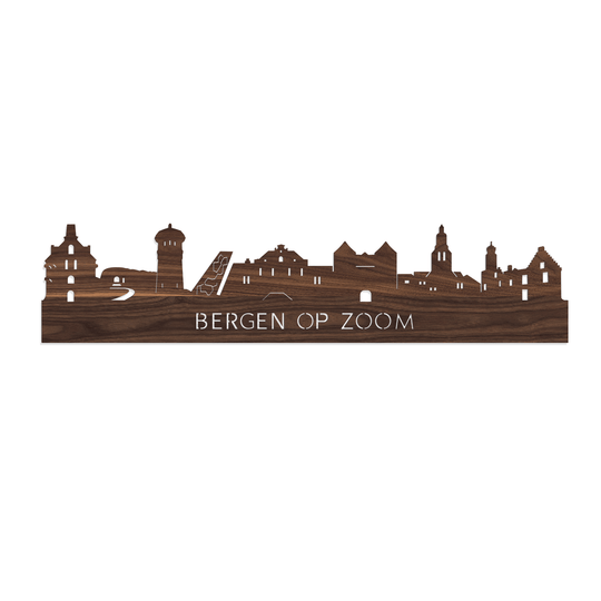 Houten skyline van Bergen op Zoom