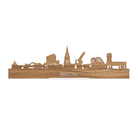 Houten skyline van Breda