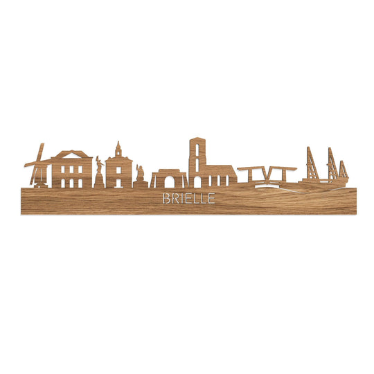 Houten skyline van Brielle
