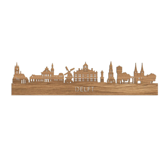 Houten skyline van Delft