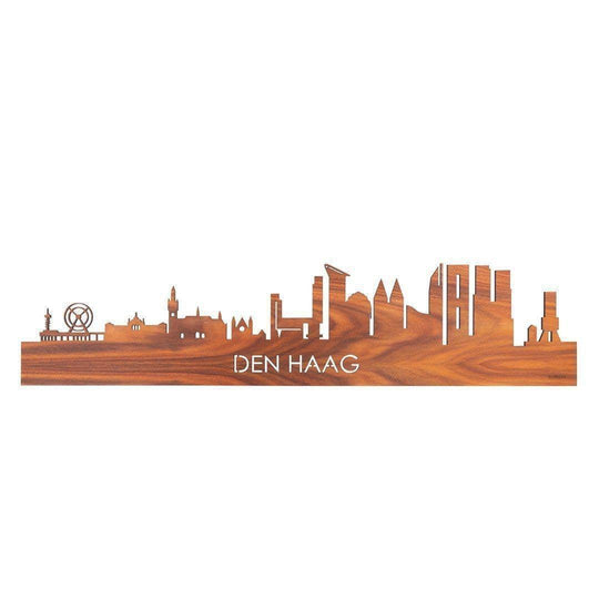 Houten skyline van Den Haag