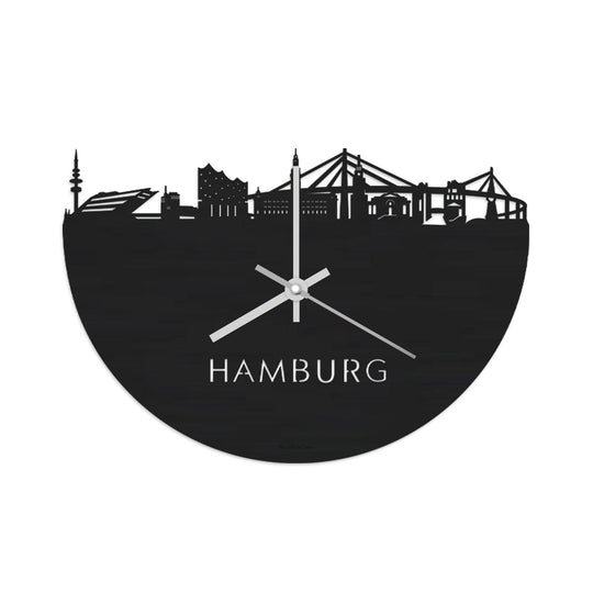 Houten skyline van Hamburg