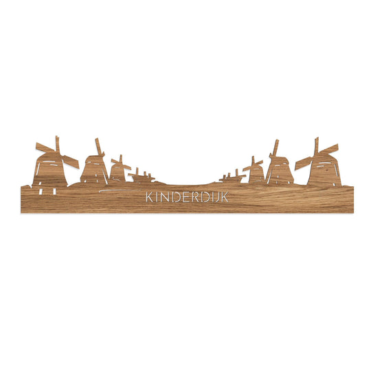 Houten skyline van Kinderdijk