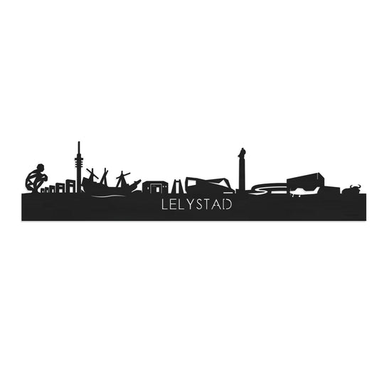 Houten skyline van Lelystad