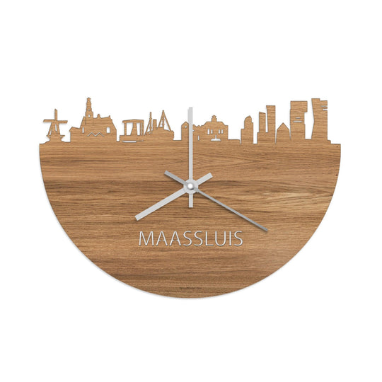 Houten skyline van Maassluis