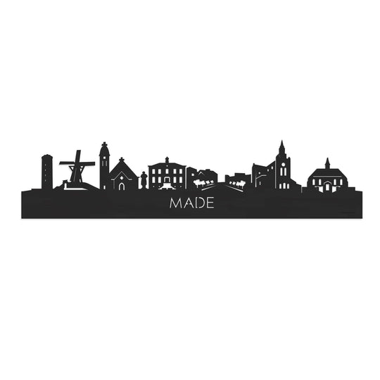 Houten skyline van Made