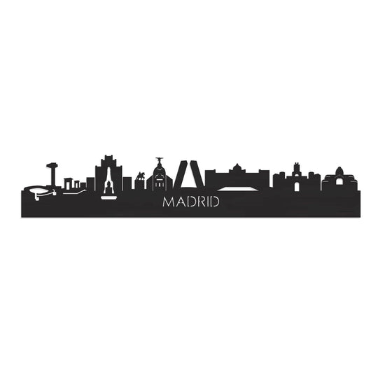 Houten skyline van Madrid