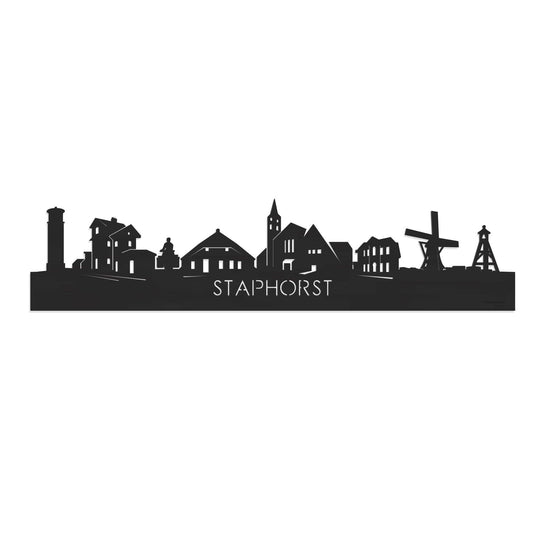 Houten skyline van Staphorst