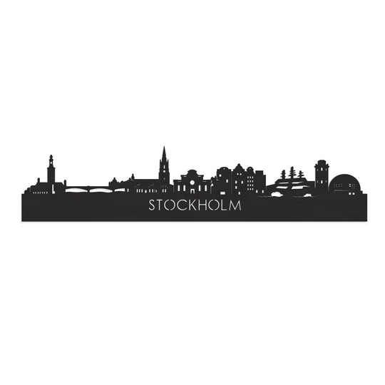 Houten skyline van Stockholm