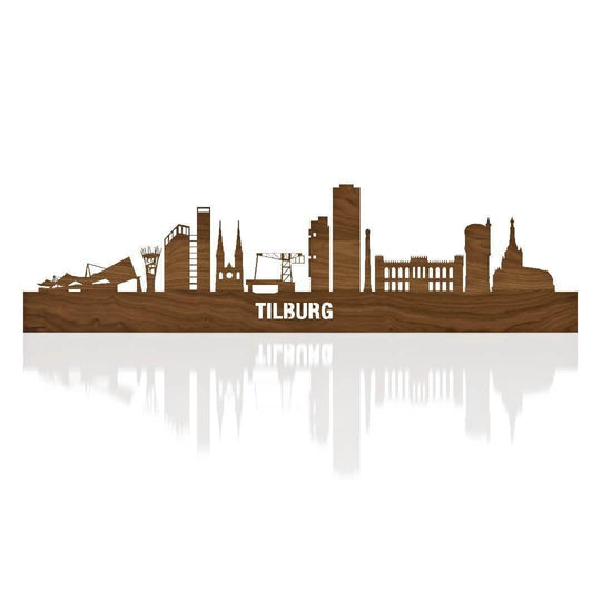 Houten skyline van Tilburg