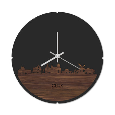 Skyline Klok Rond Cuijk Noten
