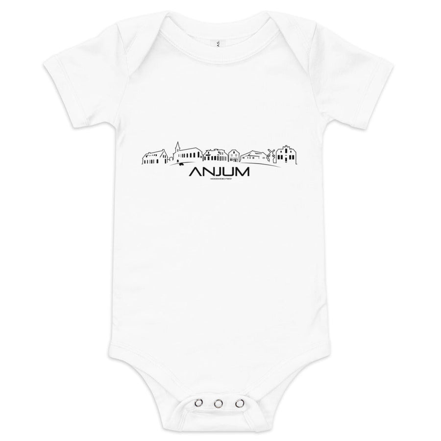 Baby Rompertje Anjum houten cadeau decoratie relatiegeschenk van WoodWideCities