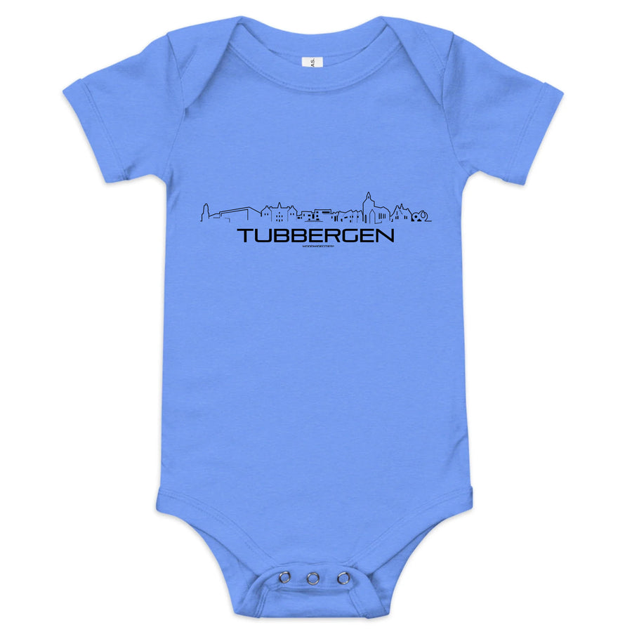 Baby Rompertje Tubbergen uniek cadeau voor baby geboren in Tubbergen geschenk van WoodWideCities