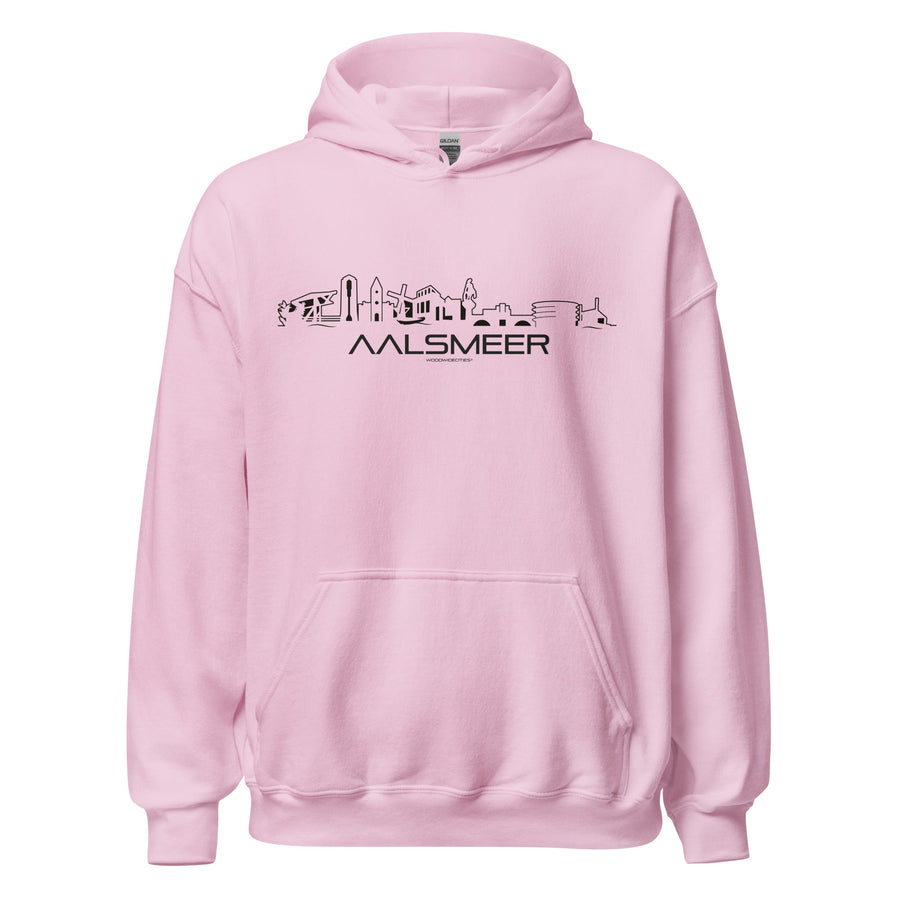 Hoodie Aalsmeer Light Pink S houten cadeau decoratie relatiegeschenk van WoodWideCities