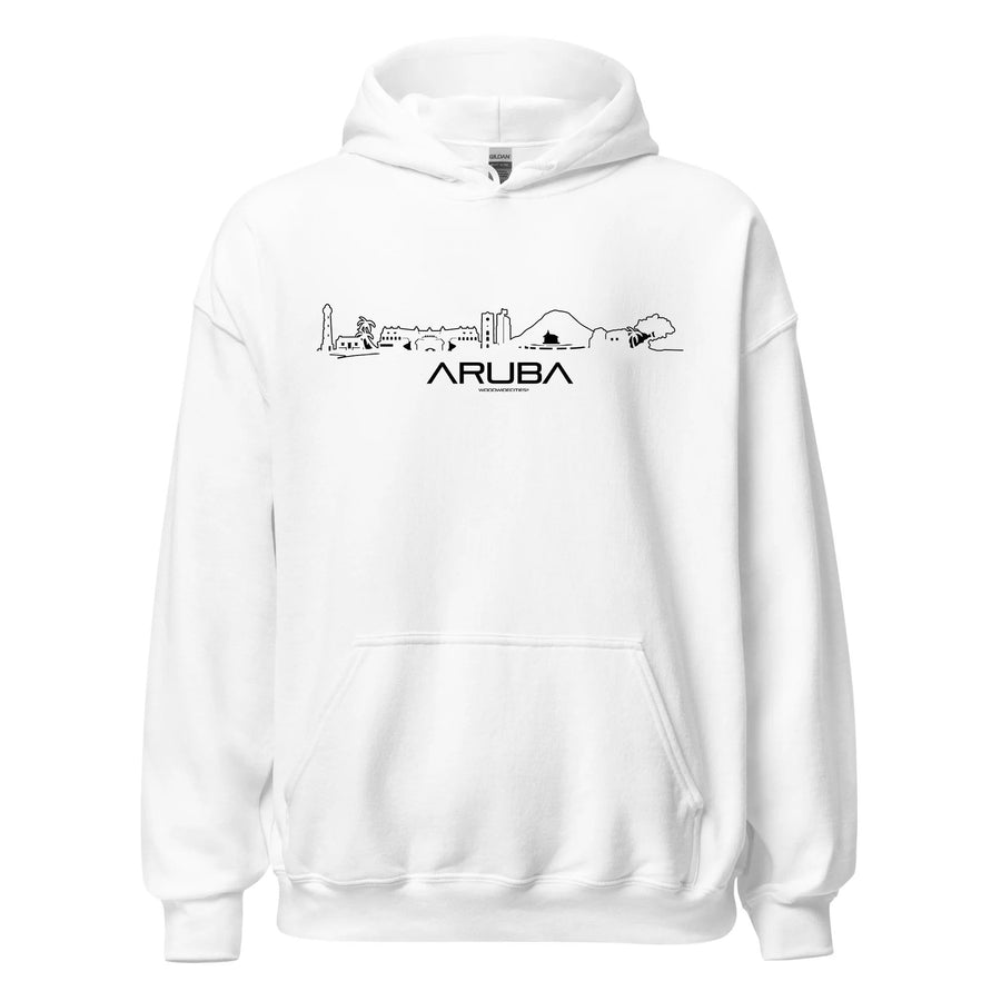 Hoodie Aruba cadeau voor elke citylover decoratie kleding relatiegeschenk van WoodWideCities