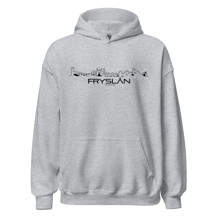 Hoodie Fryslan cadeau voor elke citylover decoratie kleding relatiegeschenk van WoodWideCities