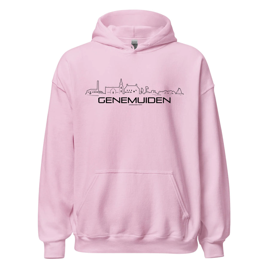 Hoodie Genemuiden cadeau voor elke citylover decoratie kleding relatiegeschenk van WoodWideCities