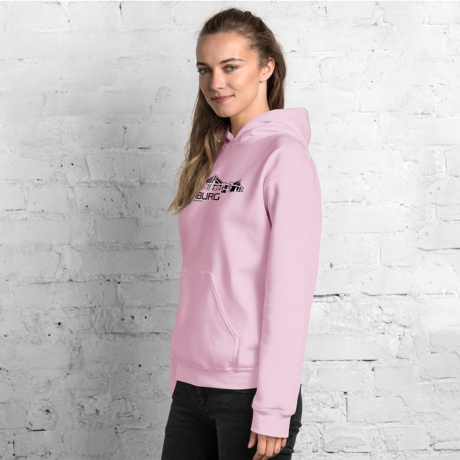 Hoodie Hamburg houten cadeau decoratie relatiegeschenk van WoodWideCities