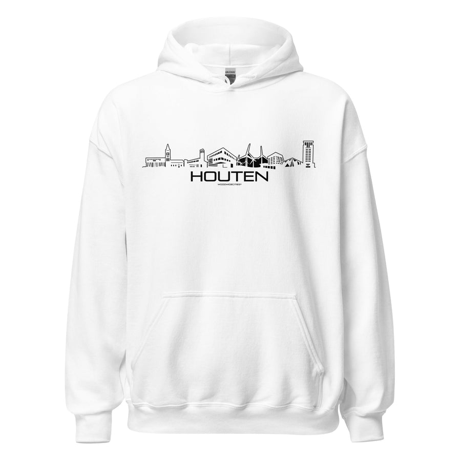 Hoodie Houten White S houten cadeau decoratie relatiegeschenk van WoodWideCities