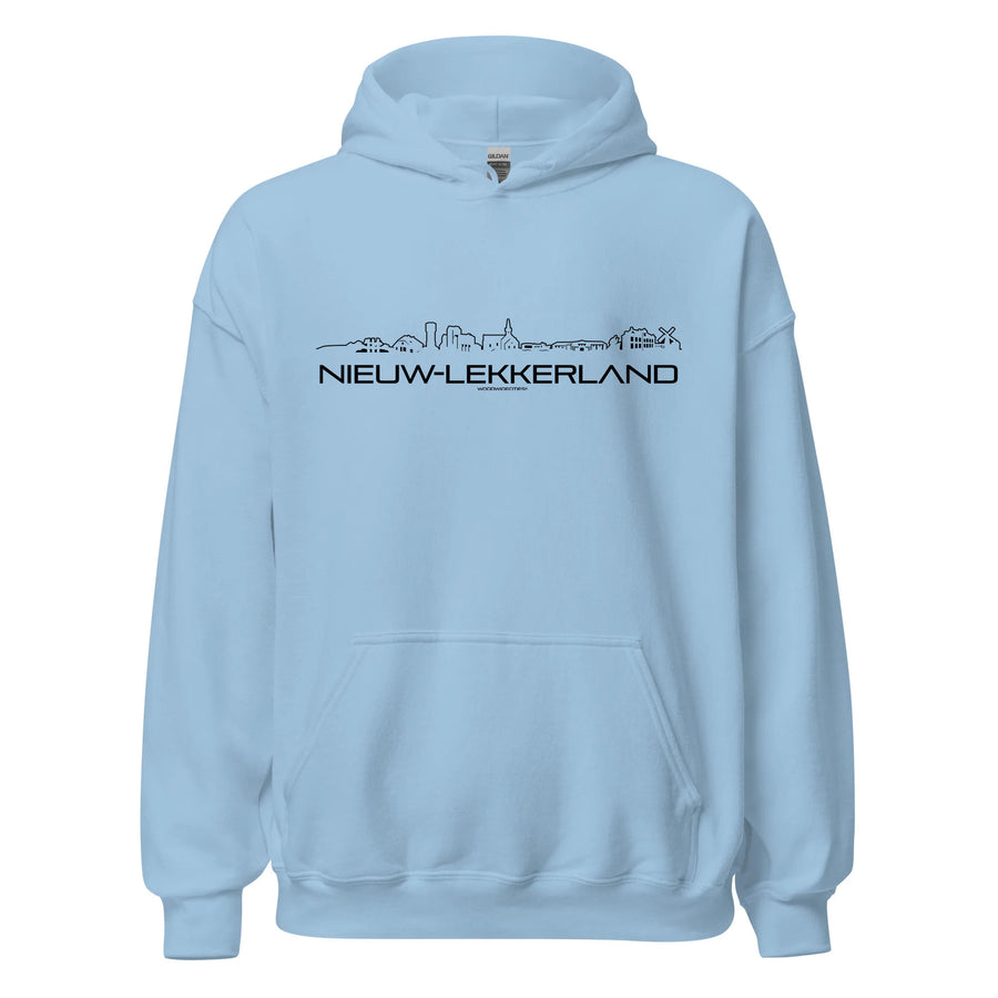 Hoodie Nieuw-Lekkerland cadeau voor elke citylover decoratie kleding relatiegeschenk van WoodWideCities
