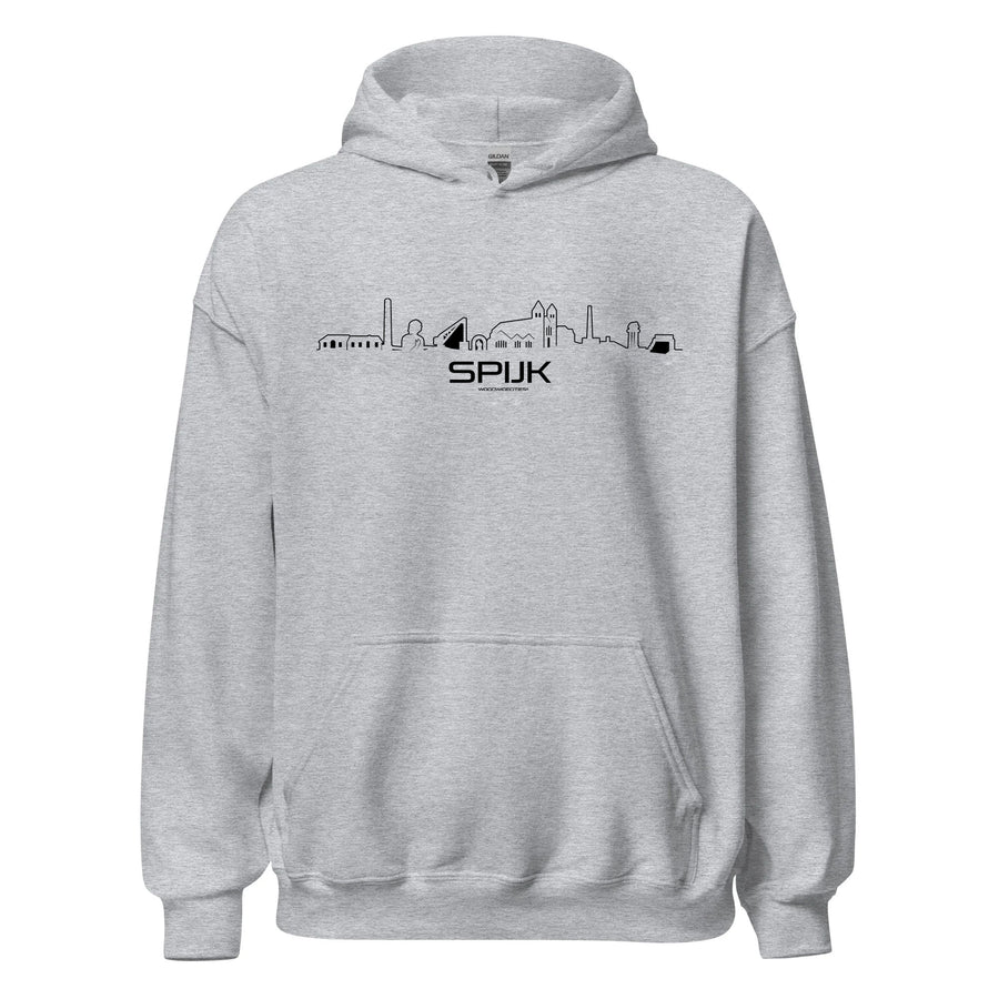 Hoodie Spijk-Zevenaar cadeau voor elke citylover decoratie kleding relatiegeschenk van WoodWideCities