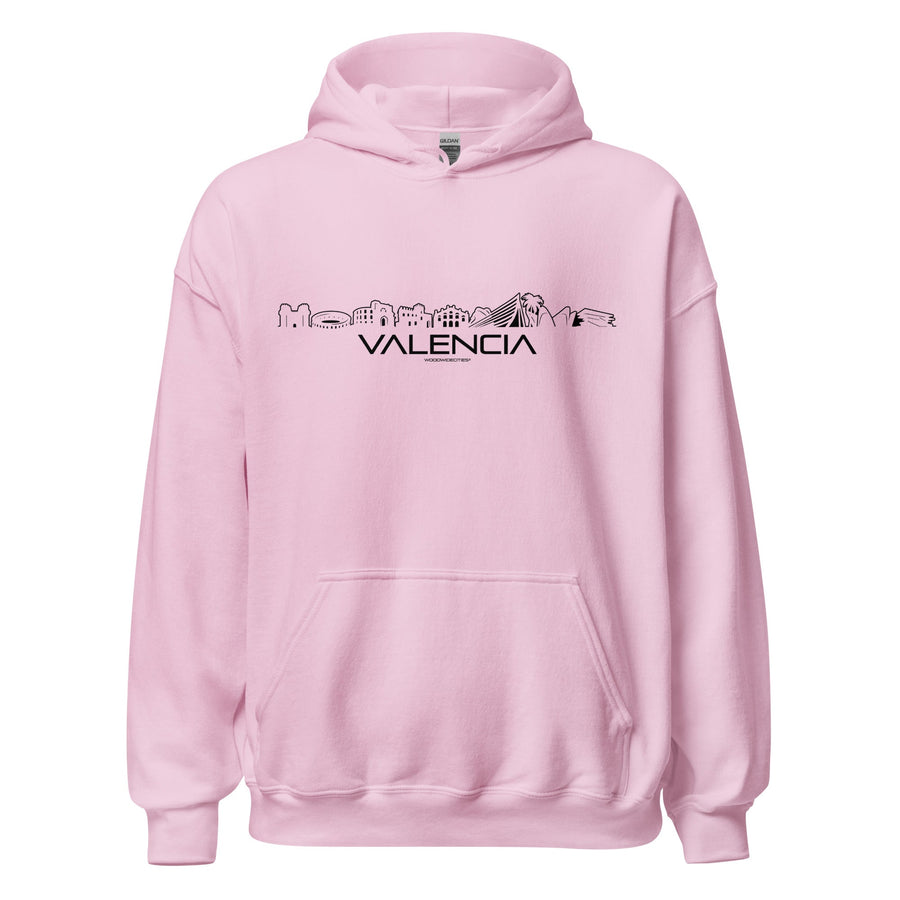 Hoodie Valencia Light Pink S houten cadeau decoratie relatiegeschenk van WoodWideCities