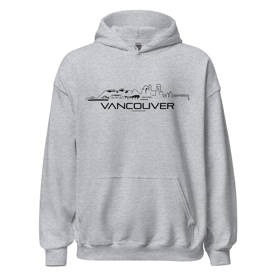 Hoodie Vancouver Sport Grey S houten cadeau decoratie relatiegeschenk van WoodWideCities