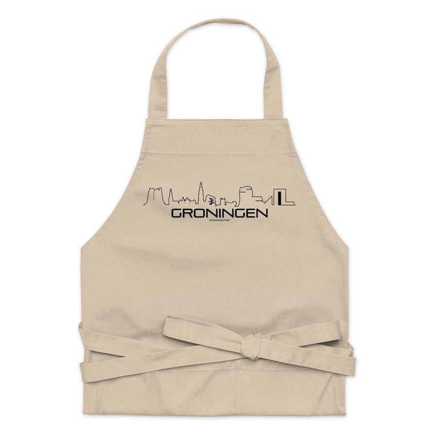 Keukenschort Eco Groningen houten cadeau decoratie relatiegeschenk van WoodWideCities