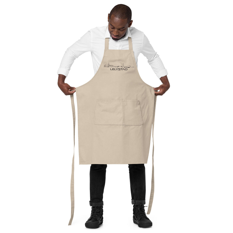 Keukenschort Eco Lelystad houten cadeau decoratie relatiegeschenk van WoodWideCities