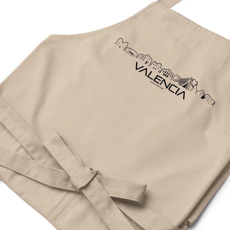 Keukenschort Eco Valencia houten cadeau decoratie relatiegeschenk van WoodWideCities