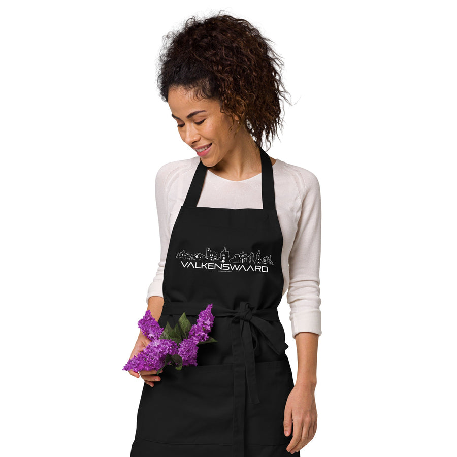 Keukenschort Eco Valkenswaard houten cadeau decoratie relatiegeschenk van WoodWideCities