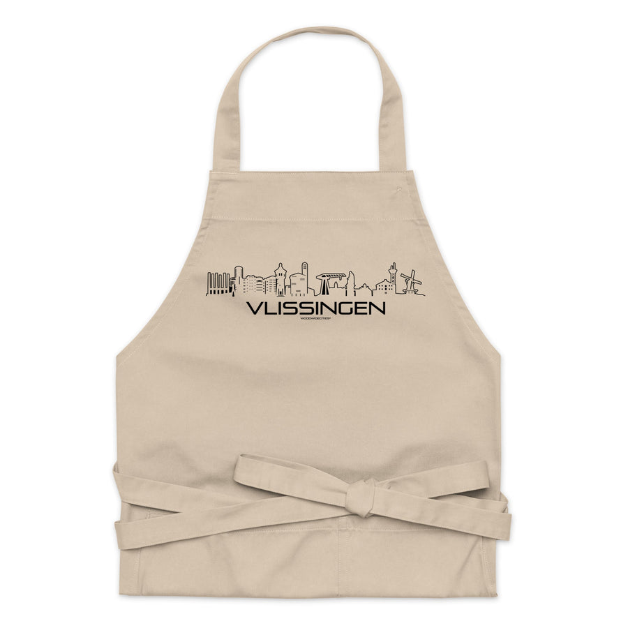 Keukenschort Eco Vlissingen houten cadeau decoratie relatiegeschenk van WoodWideCities