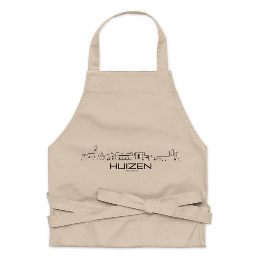Keukenschort Huizen cadeau voor elke citylover decoratie relatiegeschenk van WoodWideCities