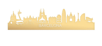 Skyline Barcelona Gold Metallic