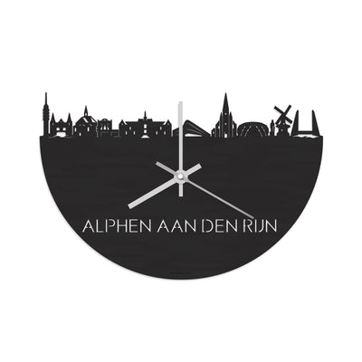 Skyline Klok Alphen aan den Rijn Black