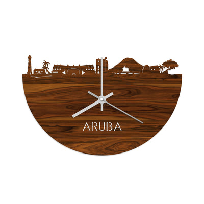 Skyline Clock Aruba Rosewood