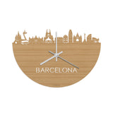 Skyline Klok Barcelona Bamboe
