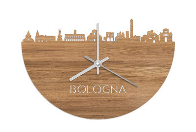 Skyline Clock Bologna Oak