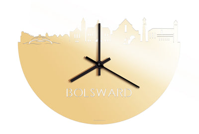 Skyline Clock Bolsward Gold Metallic