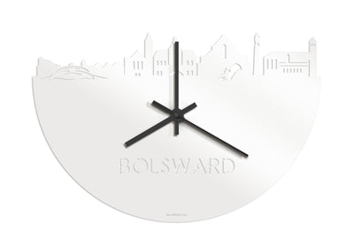 Skyline Clock Bolsward White Glossy