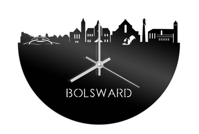 Skyline Clock Bolsward Black Glossy