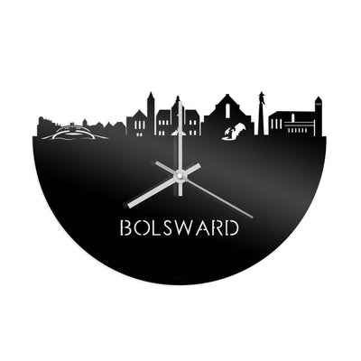 Skyline Clock Bolsward Black Glossy