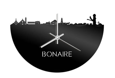 Skyline Klok Bonaire Zwart Glanzend