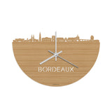 Skyline Klok Bordeaux Bamboe