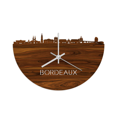 Skyline Clock Bordeaux Rosewood