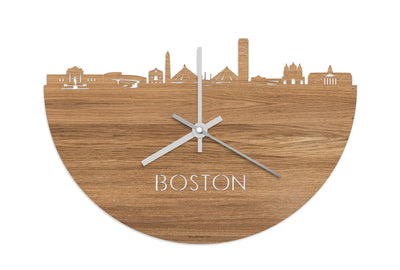 Skyline Clock Boston Oak