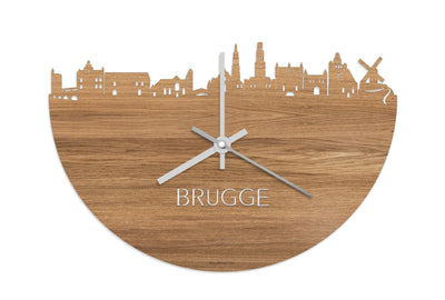Skyline Clock Bruges Oak