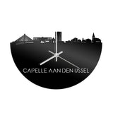 Skyline Klok Capelle aan den IJssel Zwart Glanzend