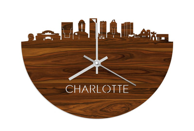 Skyline Clock Charlotte Palissander
